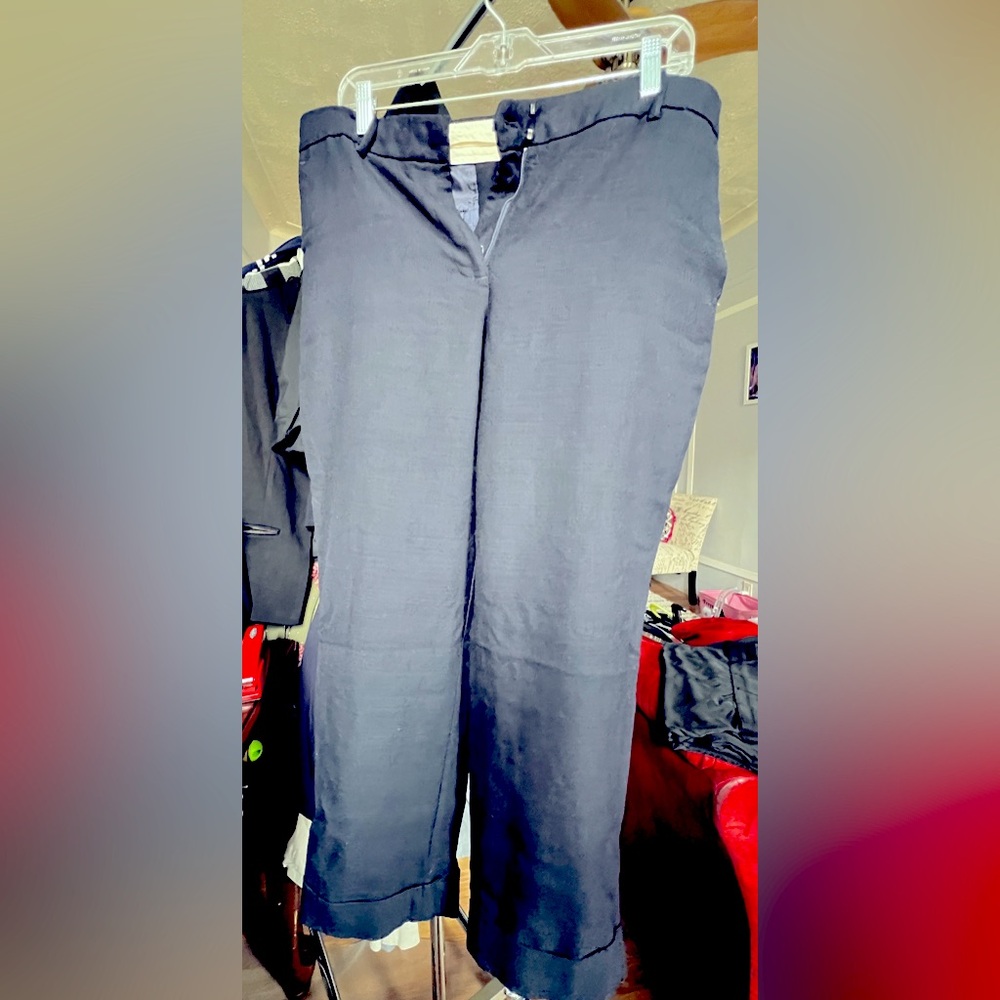 J Crew Size 14 dark Navy trousers. Great condition.